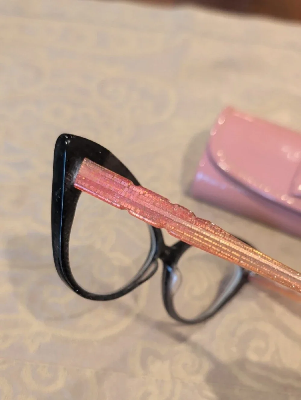 Frances Klein Charcoal Grey Cat-Eye Prescription Glasses- Woman